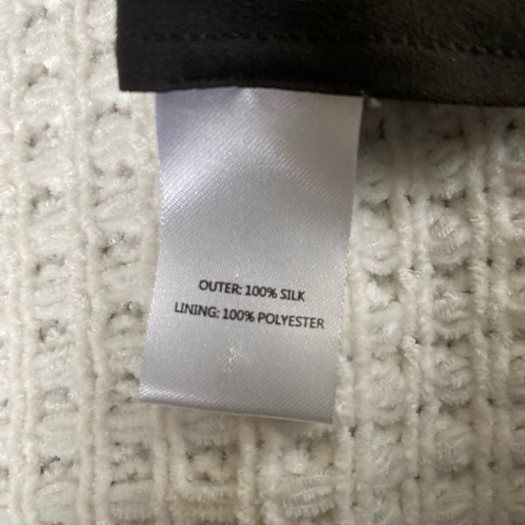 SALONI a-line long sleeve animal print ruffle mock neck dress with waist tie - Picture 8 of 8